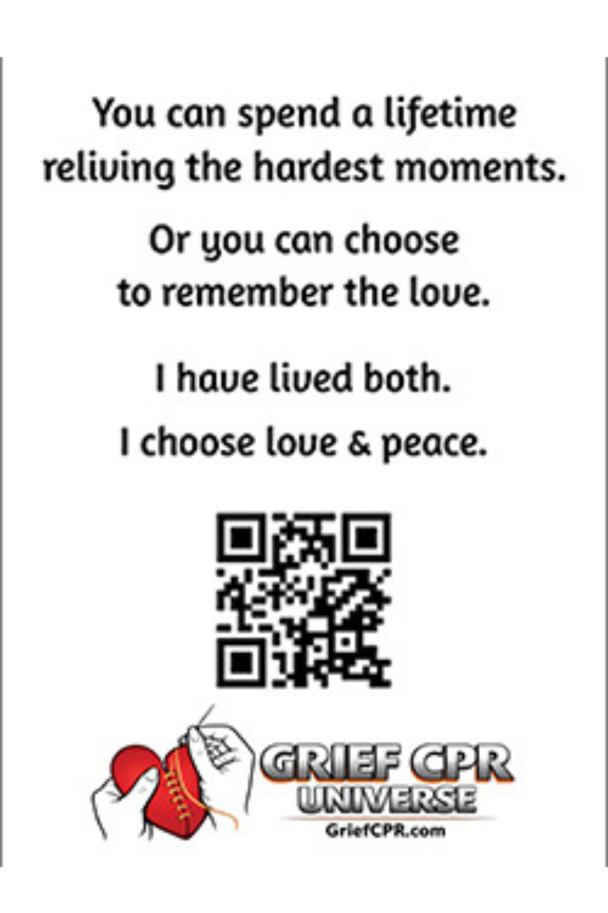 Grief Tuckaways Cards™ Two Faces