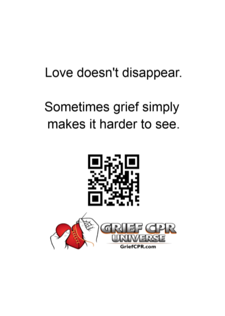 Grief Tuckaway Cards™ Duck Reflection