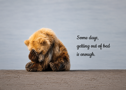 Grief Buddy Cards™ Tired Bear