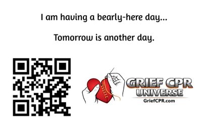 Grief Buddy Cards™ Tired Bear