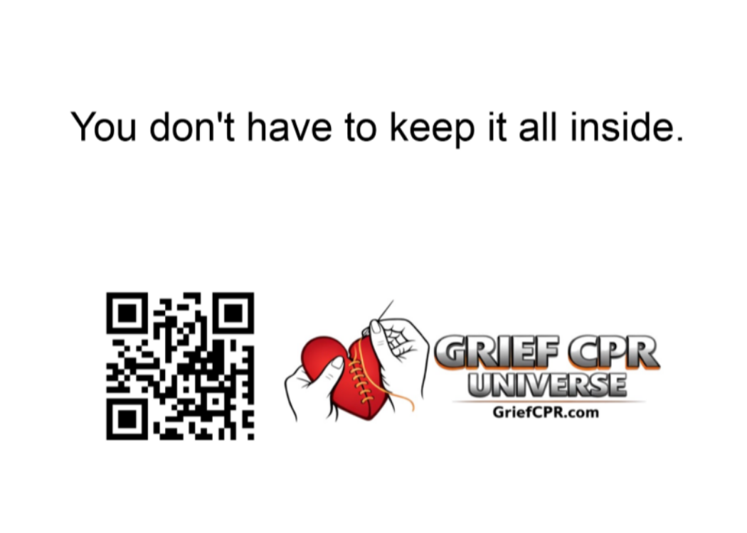 Grief Buddy Cards™ Crying Leopard