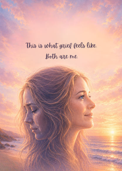Grief Tuckaways Cards™ Two Faces