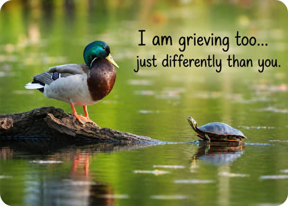 Grief Buddy Cards™ Duck & Turtle