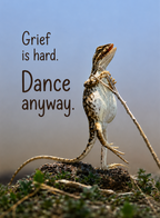 Dancing Lizard Magnet