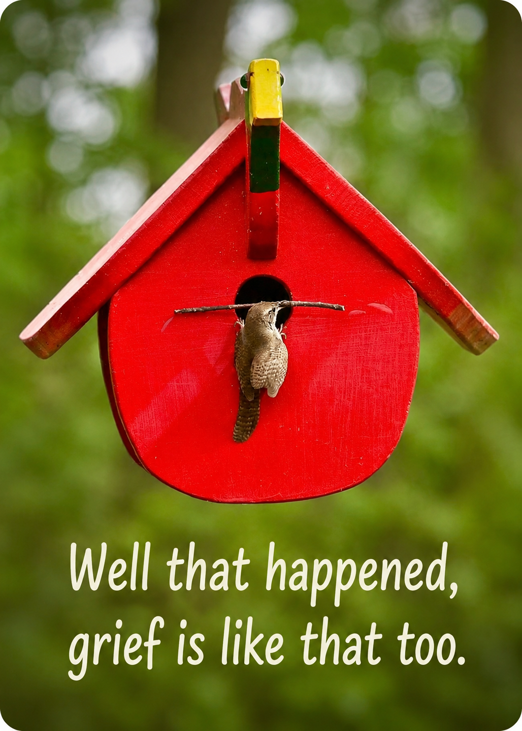 Grief Buddy Cards™ Birdhouse