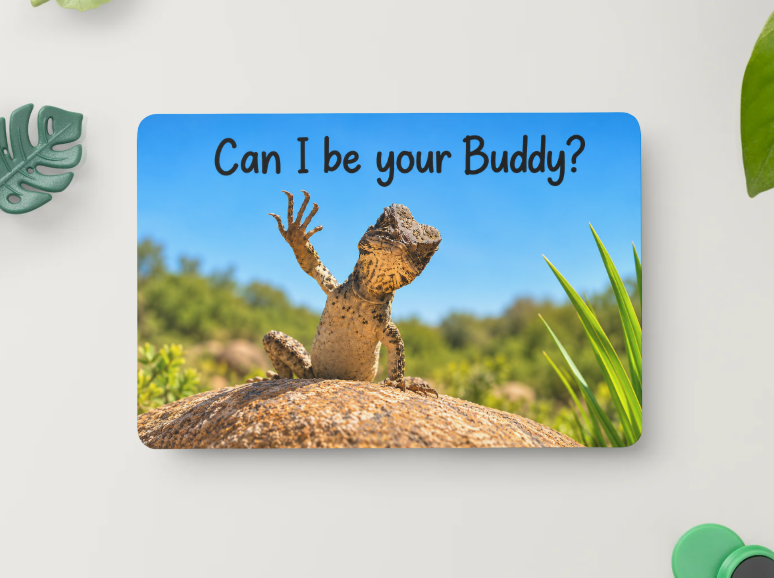 Lizard Buddy Magnet