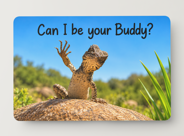 Lizard Buddy Magnet