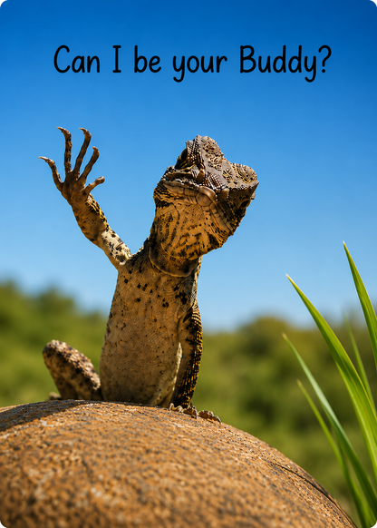 Grief Buddy Cards™ Lizard Buddy