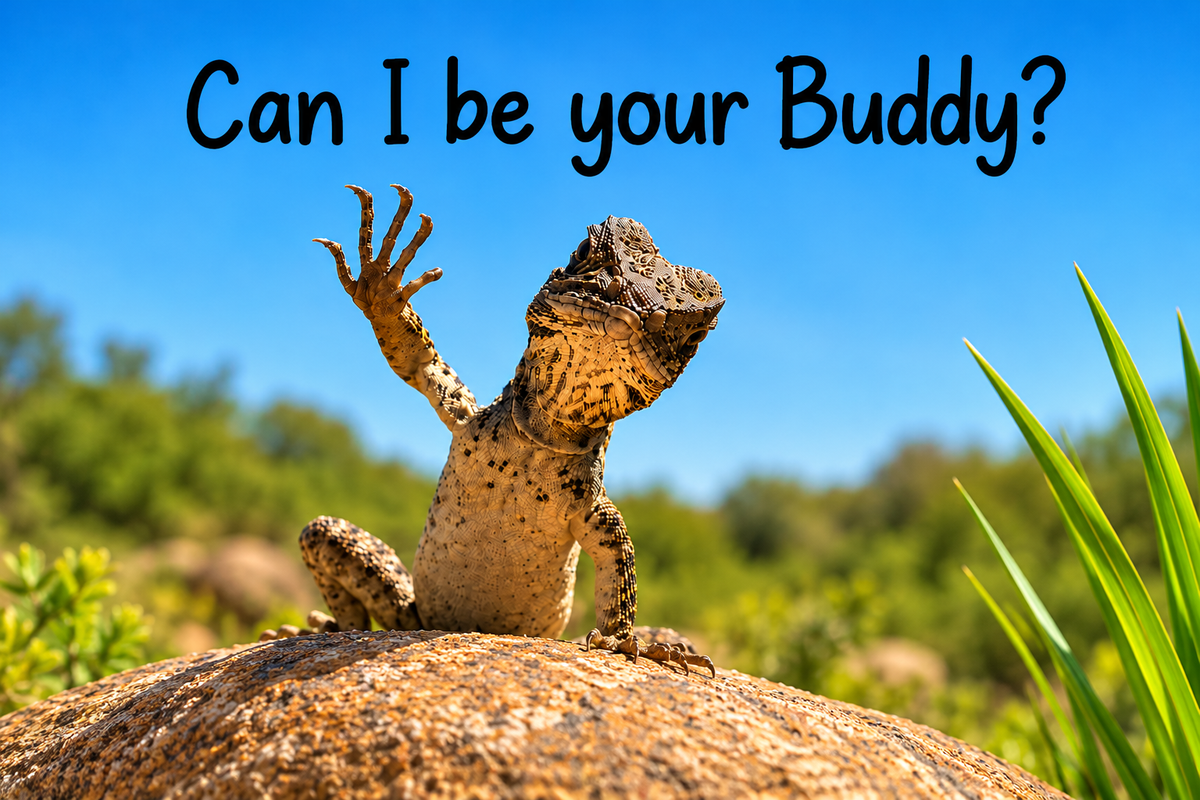 Lizard Buddy Magnet