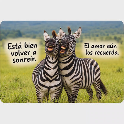 Cebras sonrientes – Está bien volver a sonreír – Imán