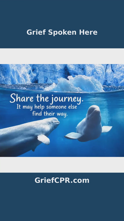 Beluga Whales – Share Your Journey – Magnet