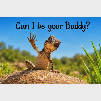 Lizard Buddy Magnet