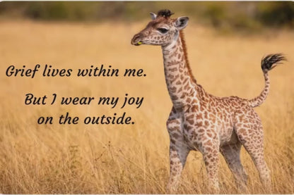 Playful Giraffe Magnet