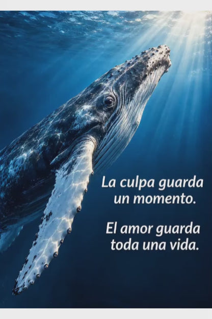 Ballena – La culpa guarda un momento. El amor guarda toda una vida – Imán