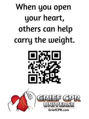 Grief Buddy Cards™ Peeking Raccoon