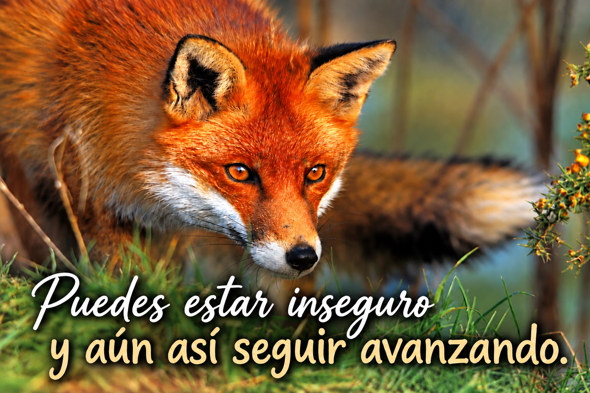 Zorro – Puedes estar inseguro y aun así seguir avanzando – Imán