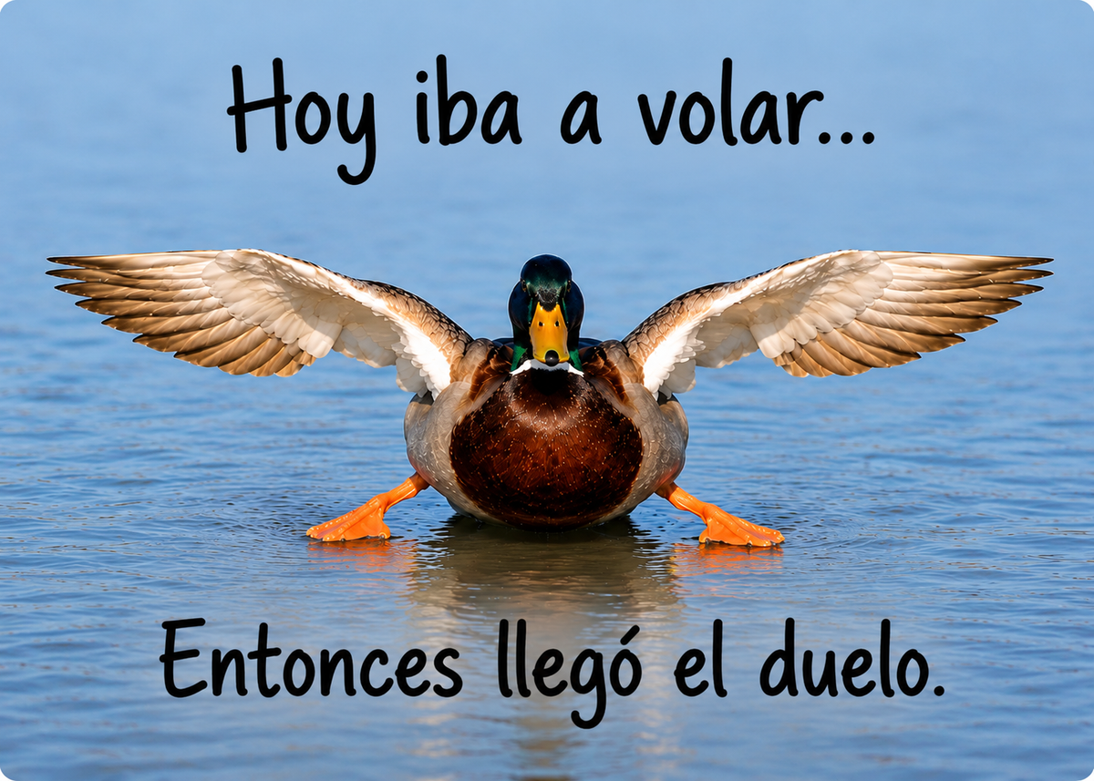 Pato caminante – Hoy iba a volar... Entonces llegó el duelo – Imán