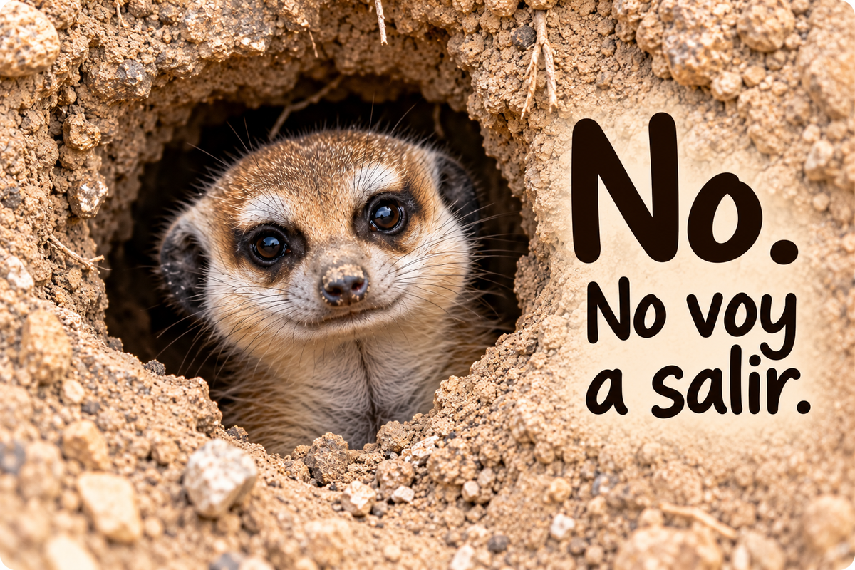 Suricata – No. No voy a salir. – Imán