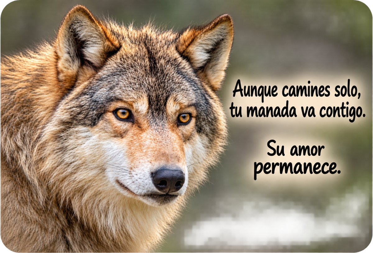 Lobo – Aunque camines solo, tu manada va contigo – Imán