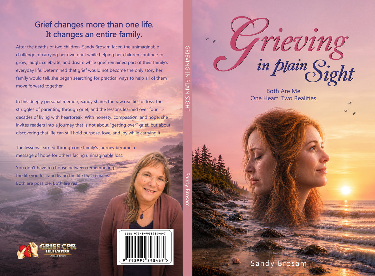 Grieving in Plain Sight – A Memoir by Sandy Brosam – Paperback